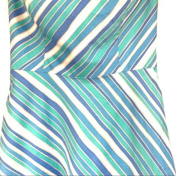 Ann Taylor Strapless Sun Dress Striped A-Line Size 6 - Picture 5 of 12